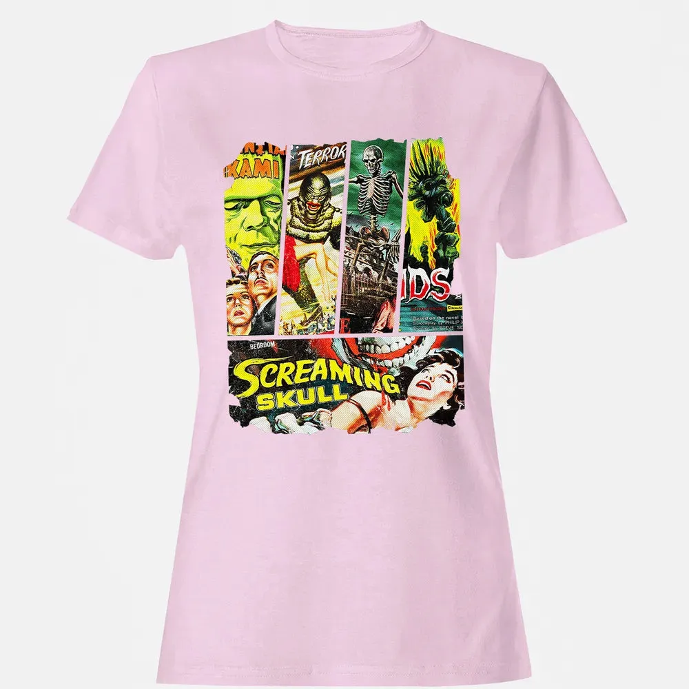 Vintage Sci-Fi Horror Women's T-shirt - 9