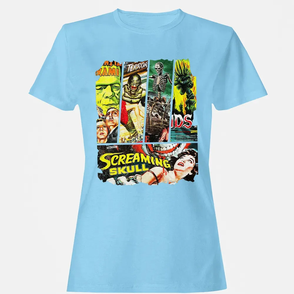 Vintage Sci-Fi Horror Women's T-shirt - 8