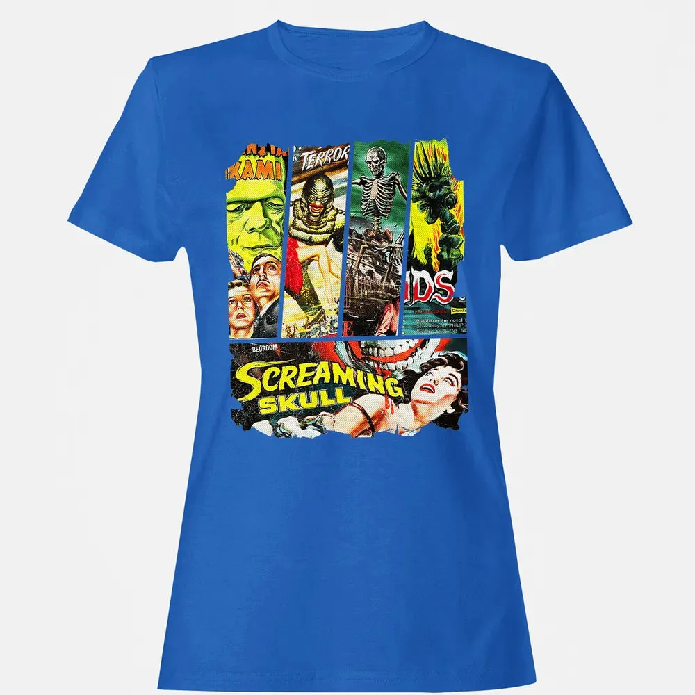 Vintage Sci-Fi Horror Women's T-shirt - 14