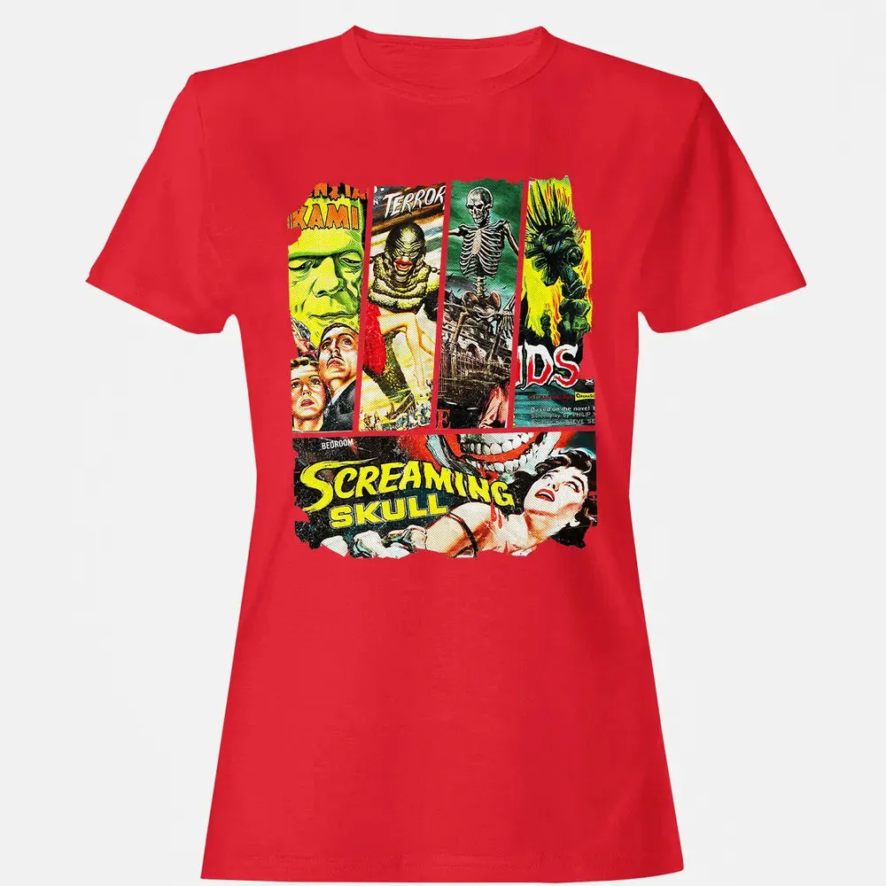 Vintage Sci-Fi Horror Women's T-shirt - 13