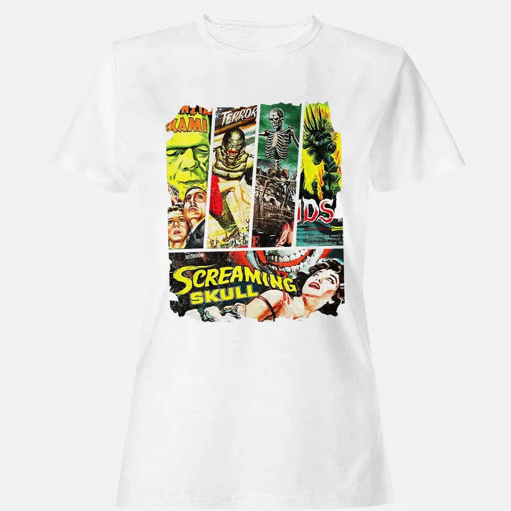 Vintage Sci-Fi Horror Women's T-shirt - 16
