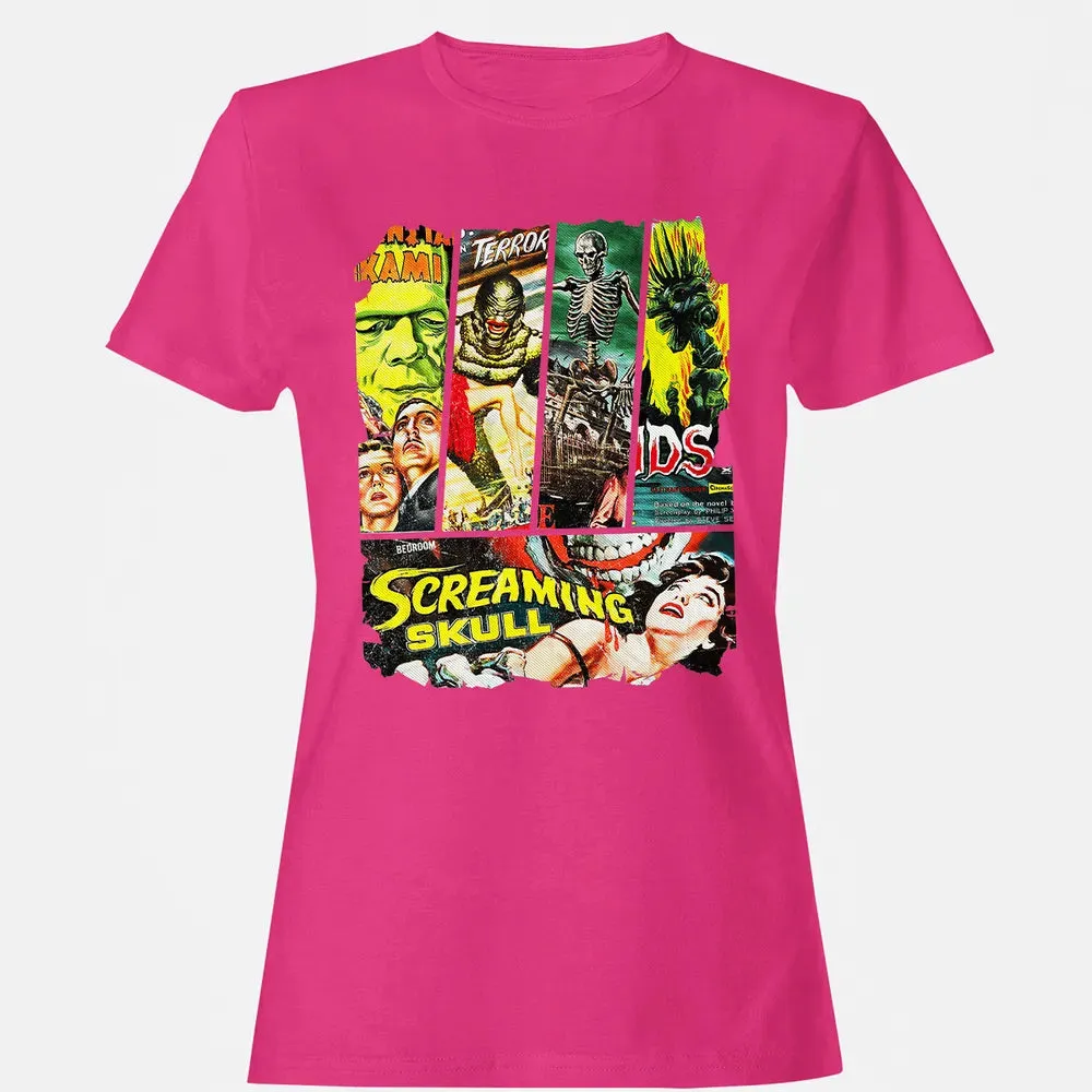 Vintage Sci-Fi Horror Women's T-shirt - 6