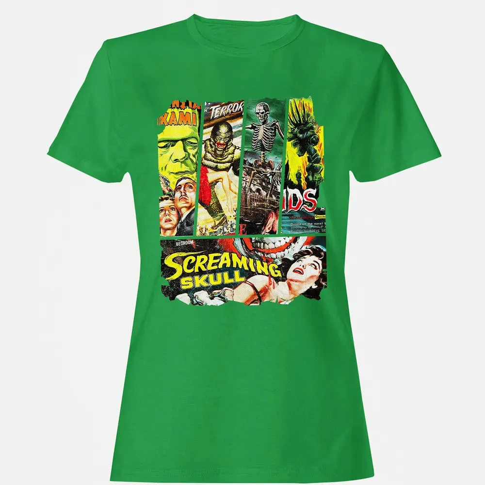Vintage Sci-Fi Horror Women's T-shirt - 7