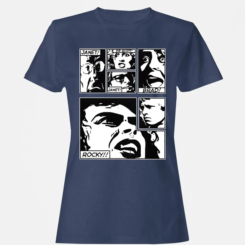 Janet! Dr. Scott! Janet! Brad! Rocky!! Women's T-shirt - 10