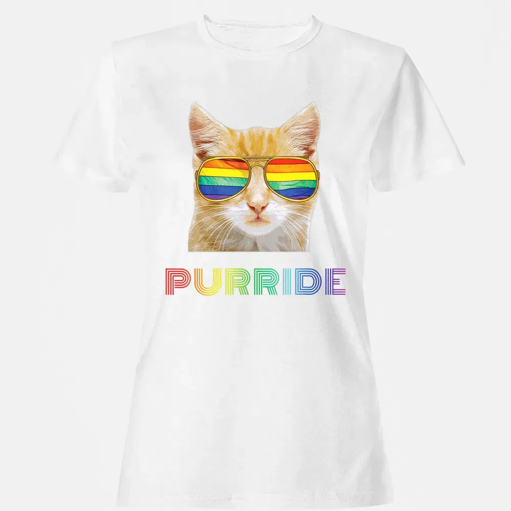 Gay Pride s for Women Men LGBT Cat Gift Purride Women's T-shirt - 16