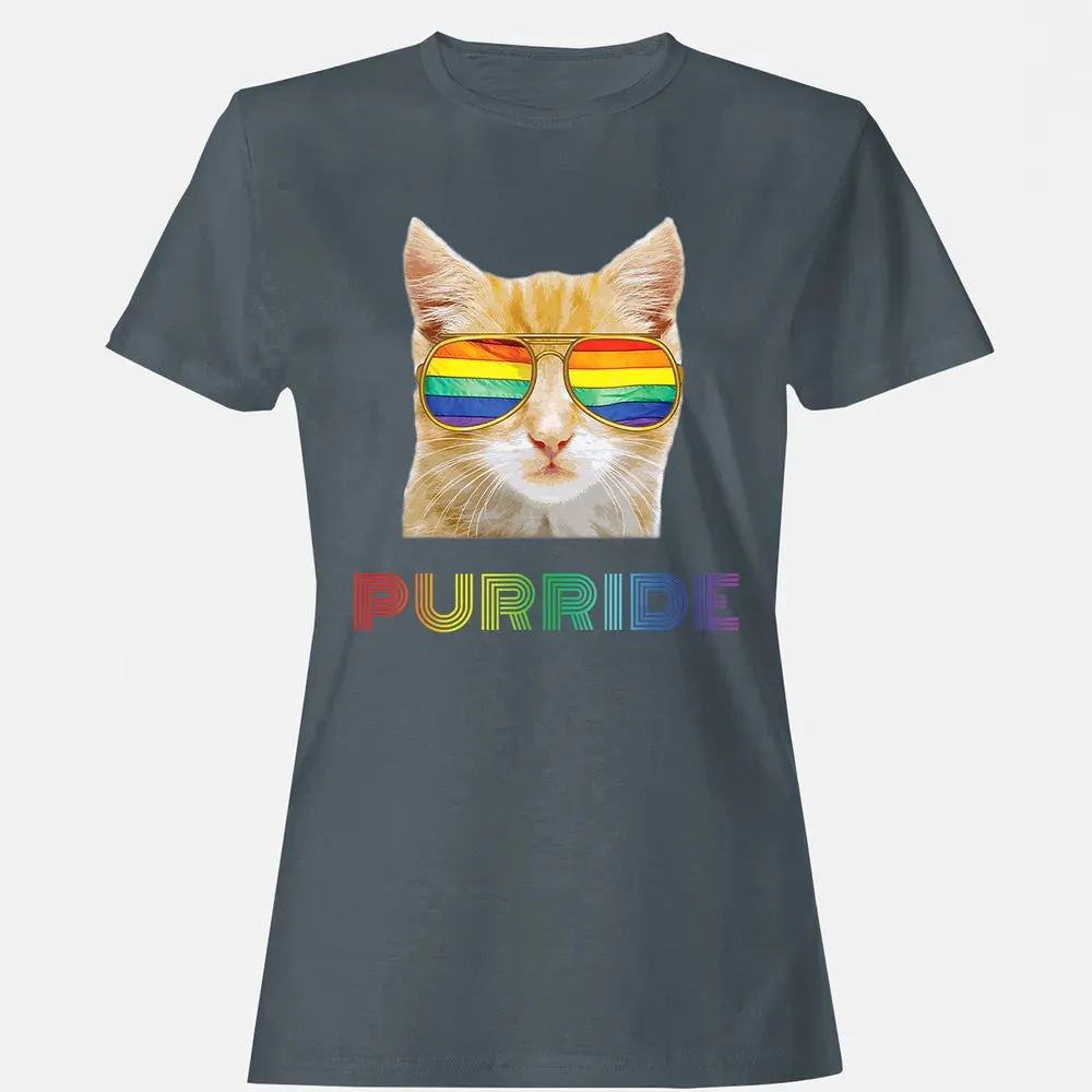 Gay Pride s for Women Men LGBT Cat Gift Purride Women's T-shirt - 3