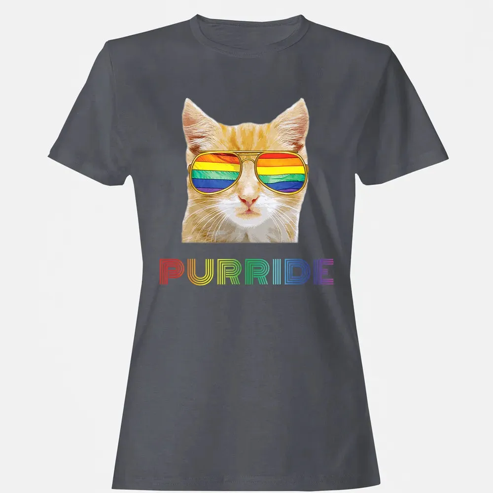 Gay Pride s for Women Men LGBT Cat Gift Purride Women's T-shirt - 5
