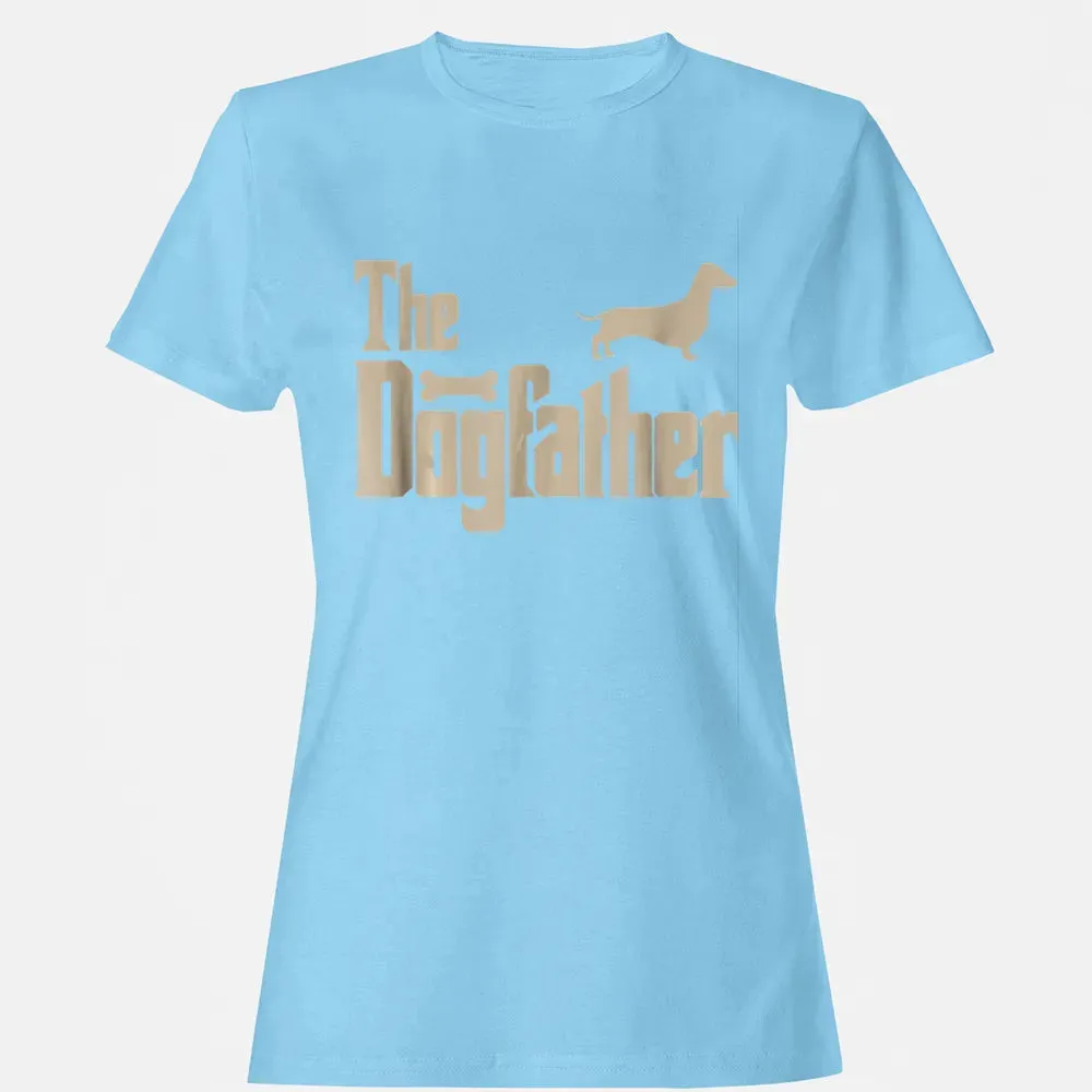 Mens Dachshund Dog Lovers Gifts "The Dogfather" Men  s Women's T-shirt - 8