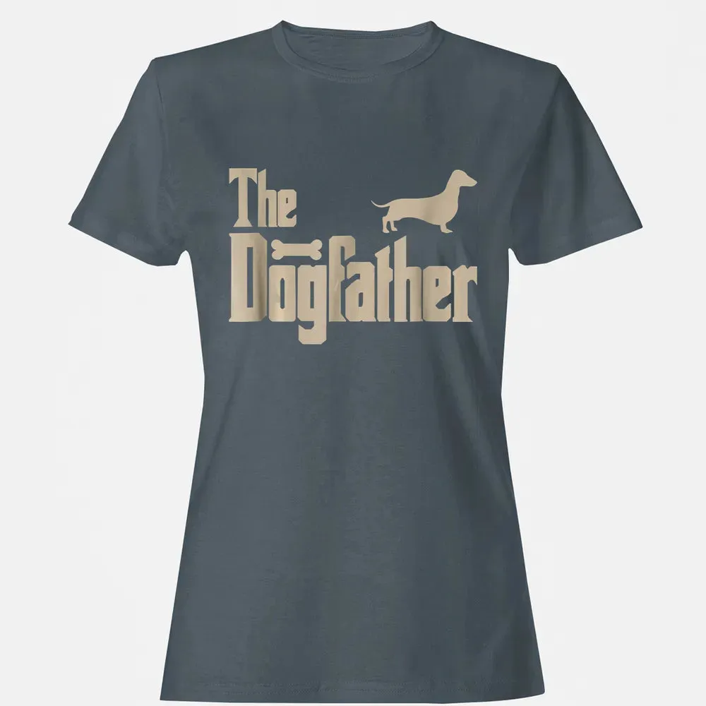 Mens Dachshund Dog Lovers Gifts "The Dogfather" Men  s Women's T-shirt - 3