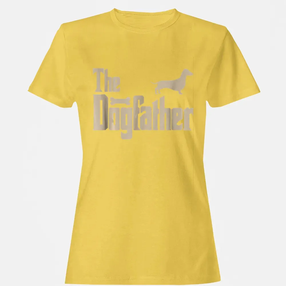Mens Dachshund Dog Lovers Gifts "The Dogfather" Men  s Women's T-shirt - 4