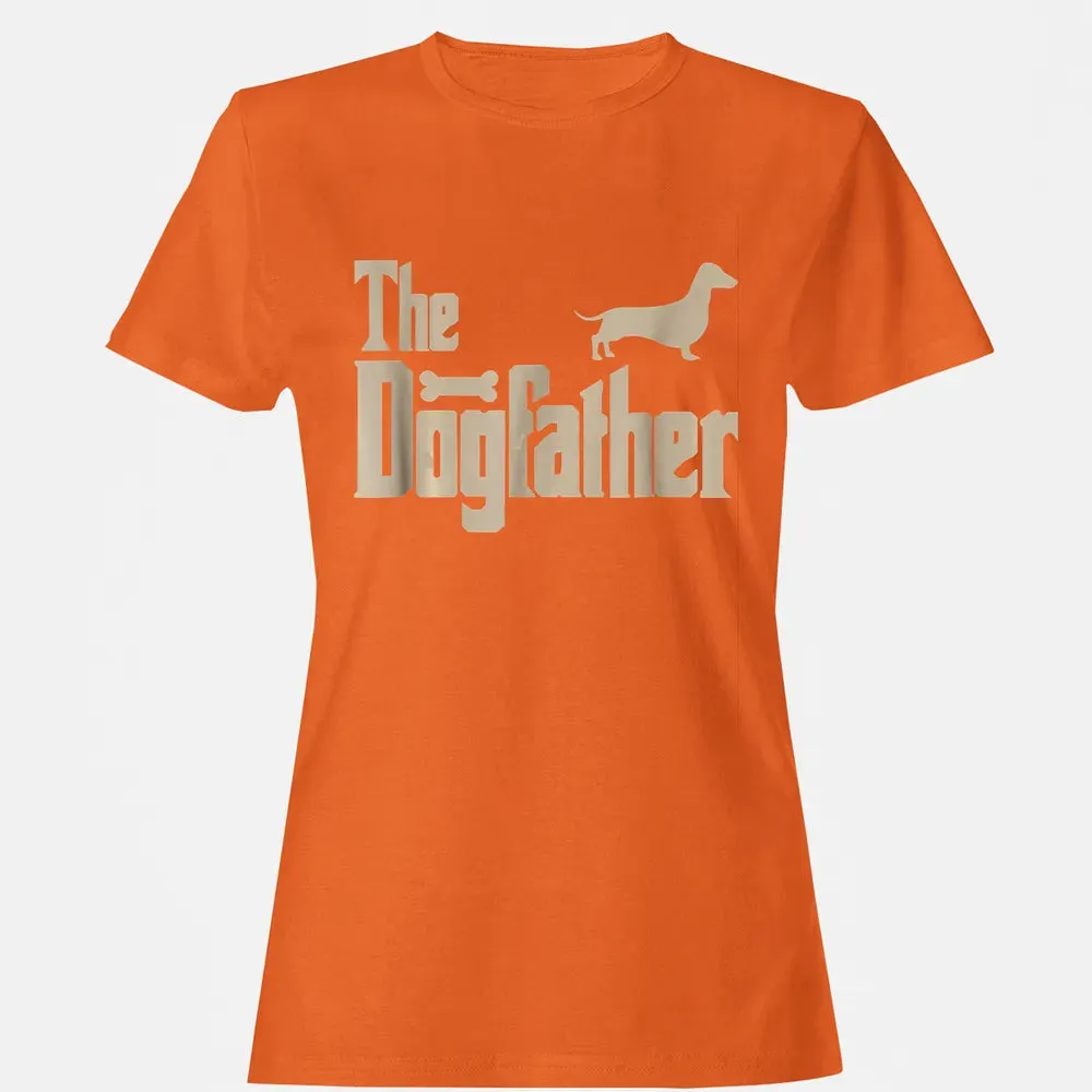 Mens Dachshund Dog Lovers Gifts "The Dogfather" Men  s Women's T-shirt - 11