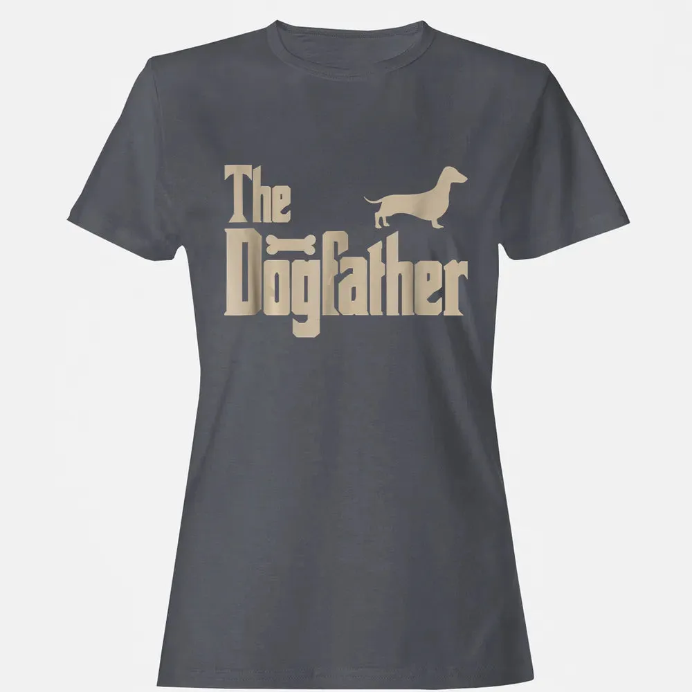 Mens Dachshund Dog Lovers Gifts "The Dogfather" Men  s Women's T-shirt - 5