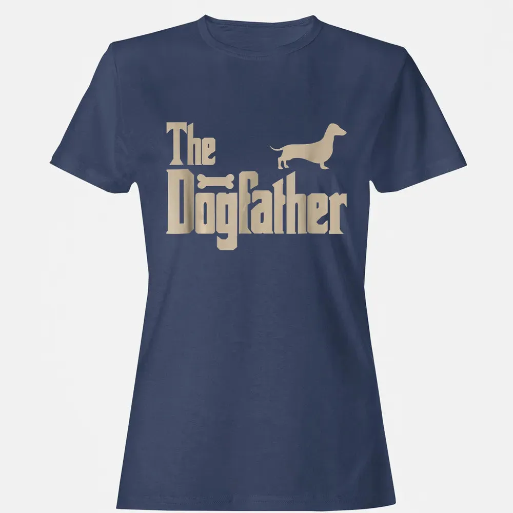 Mens Dachshund Dog Lovers Gifts "The Dogfather" Men  s Women's T-shirt - 10
