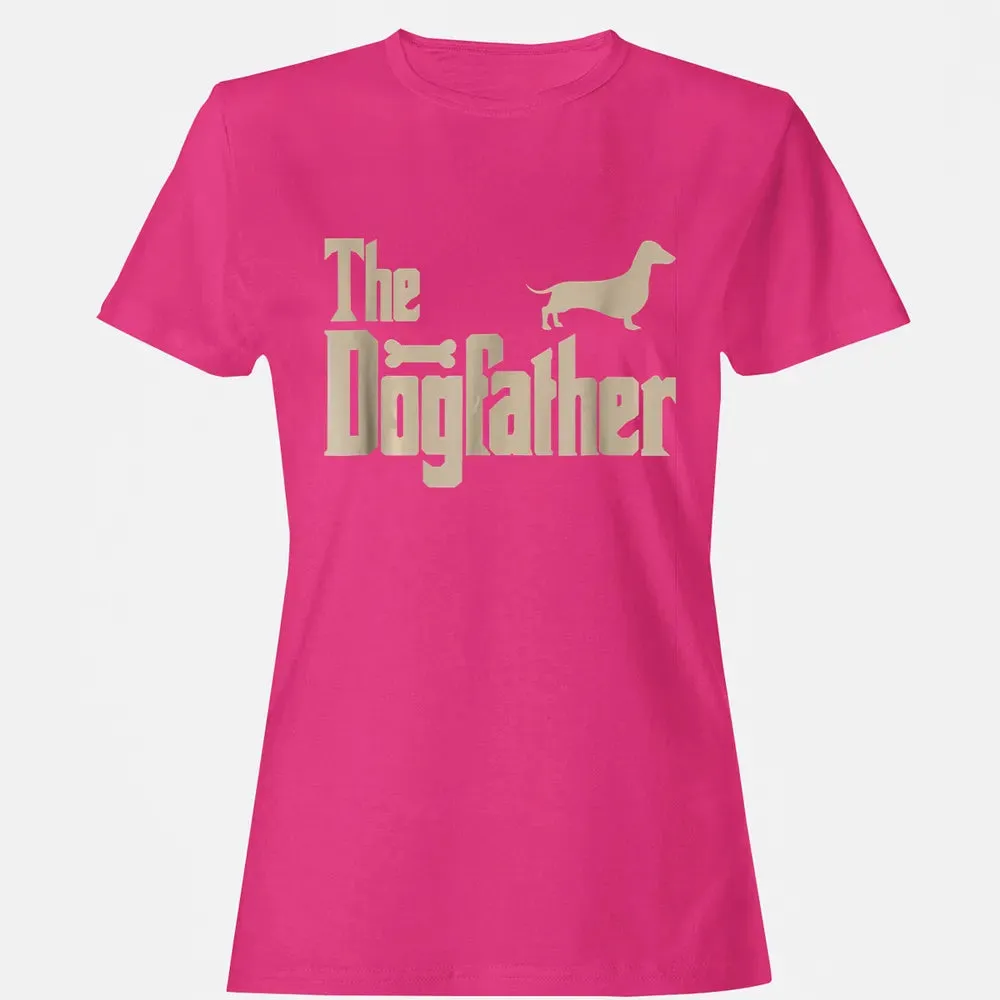 Mens Dachshund Dog Lovers Gifts "The Dogfather" Men  s Women's T-shirt - 6