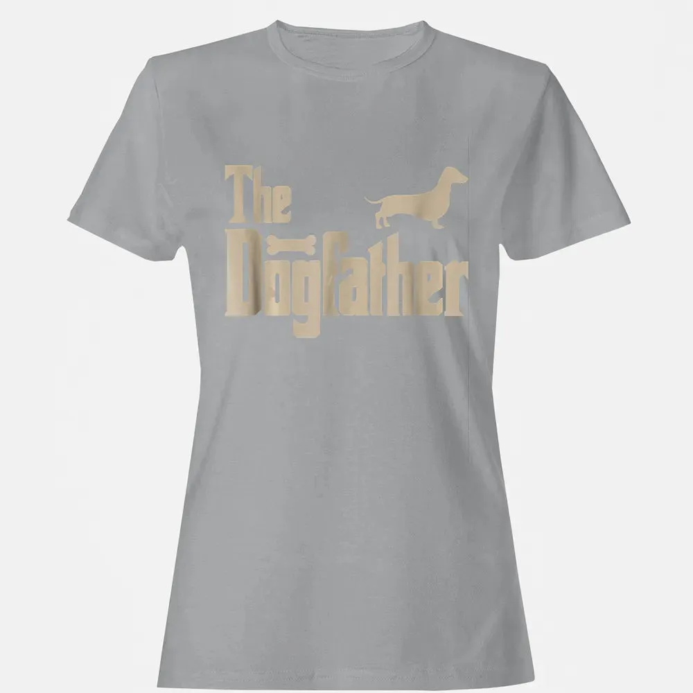 Mens Dachshund Dog Lovers Gifts "The Dogfather" Men  s Women's T-shirt - 15