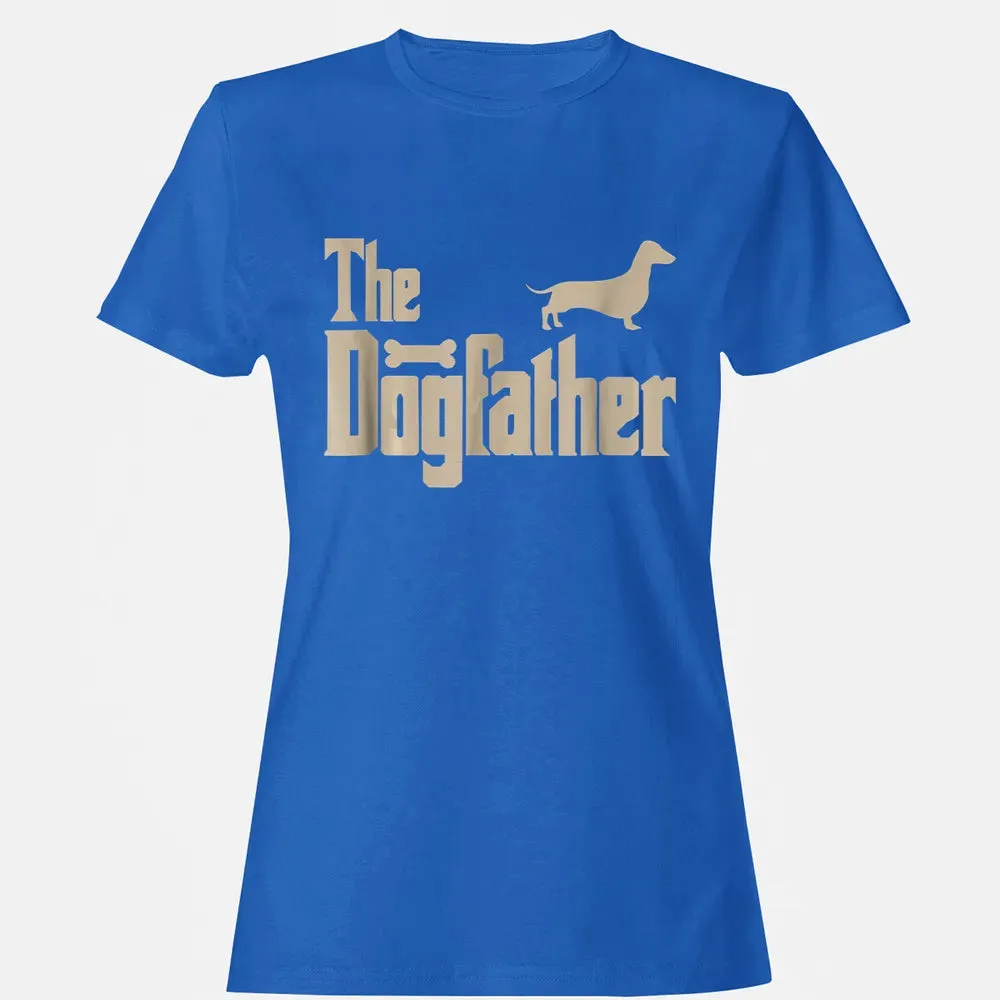 Mens Dachshund Dog Lovers Gifts "The Dogfather" Men  s Women's T-shirt - 14