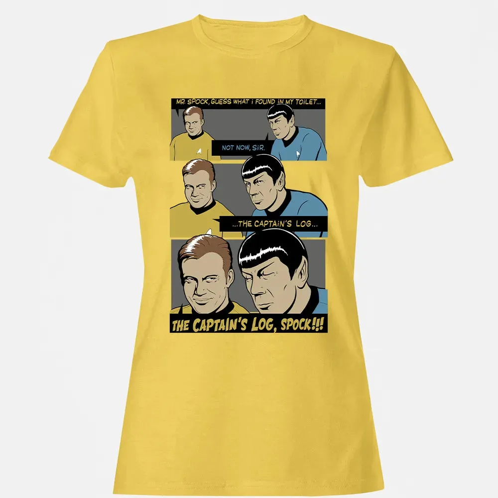 The Captain's Log Women's T-shirt - 4