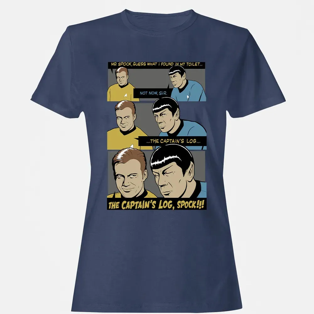 The Captain's Log Women's T-shirt - 10