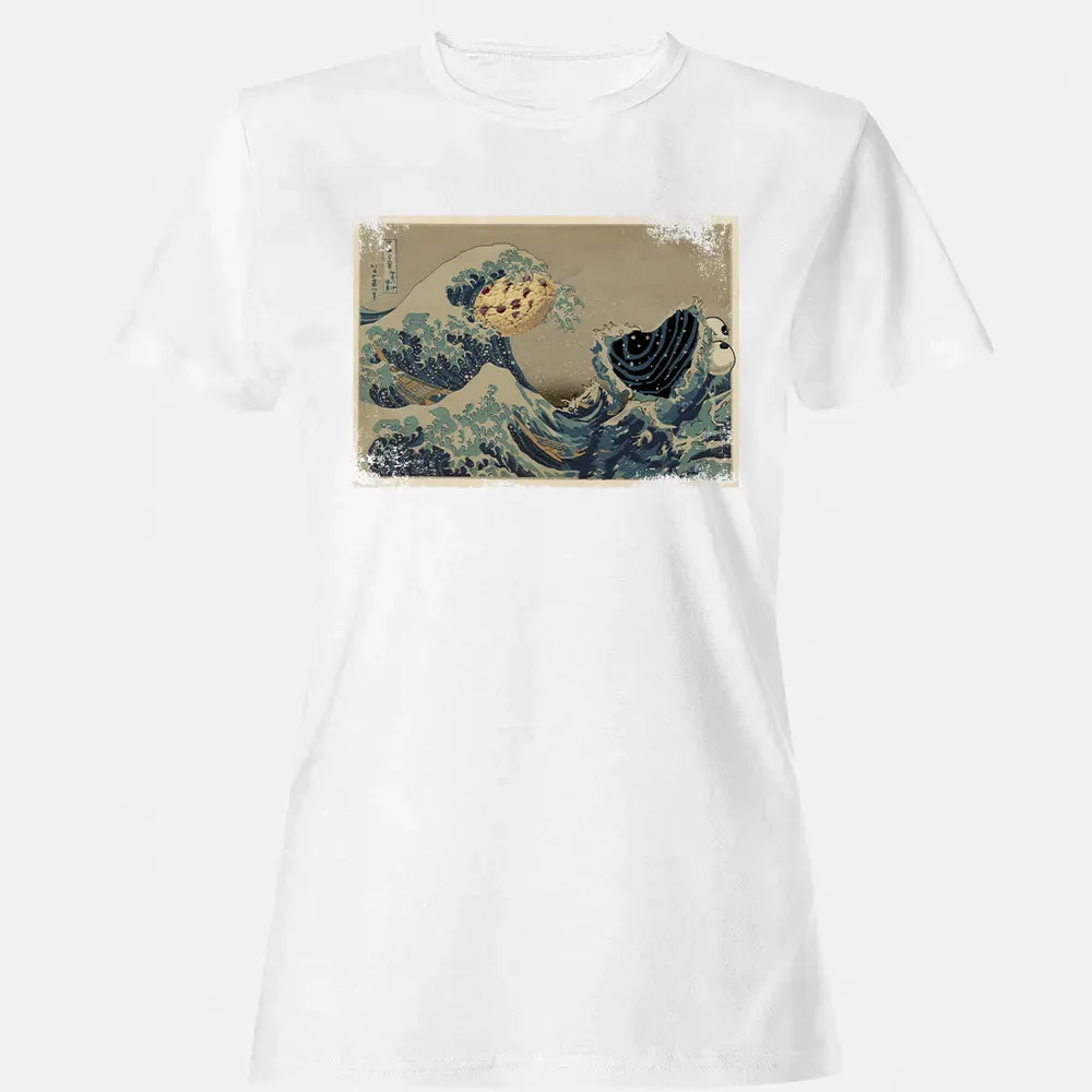 The Great Wave Off Cookiemonsta Women's T-shirt - 16