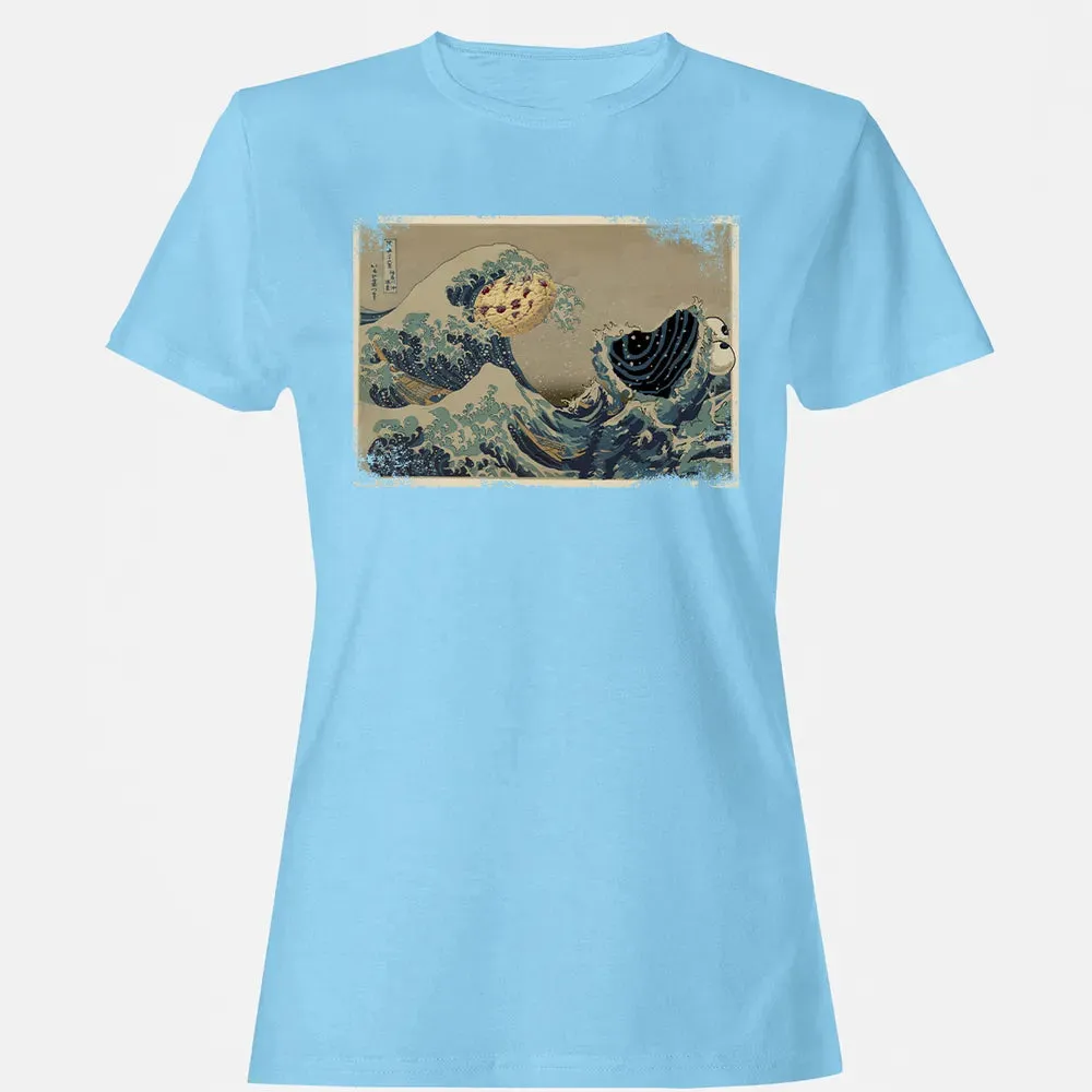 The Great Wave Off Cookiemonsta Women's T-shirt - 8