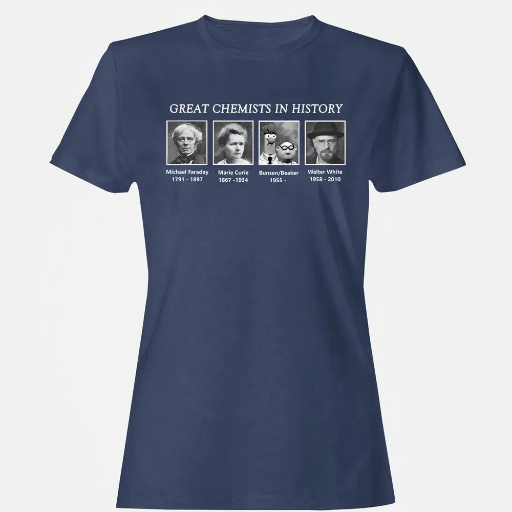 Great Chemists In History Women's T-shirt - 10