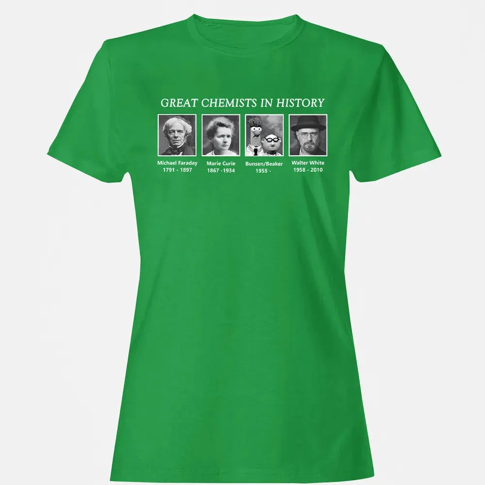 Great Chemists In History Women's T-shirt - 7