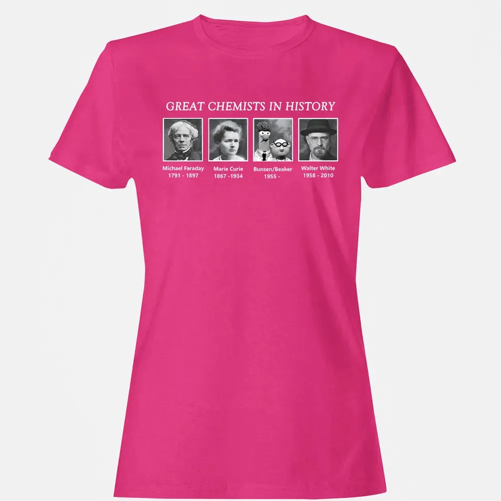 Great Chemists In History Women's T-shirt - 6