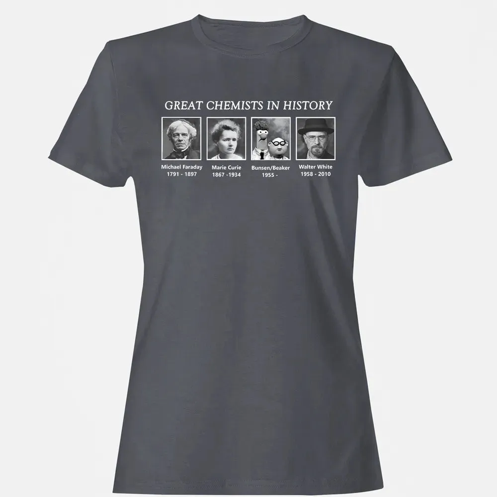 Great Chemists In History Women's T-shirt - 5