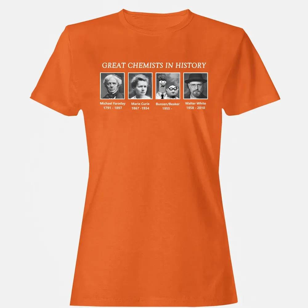 Great Chemists In History Women's T-shirt - 11
