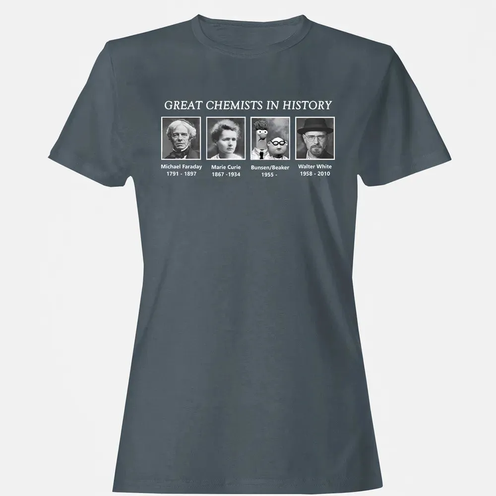 Great Chemists In History Women's T-shirt - 3