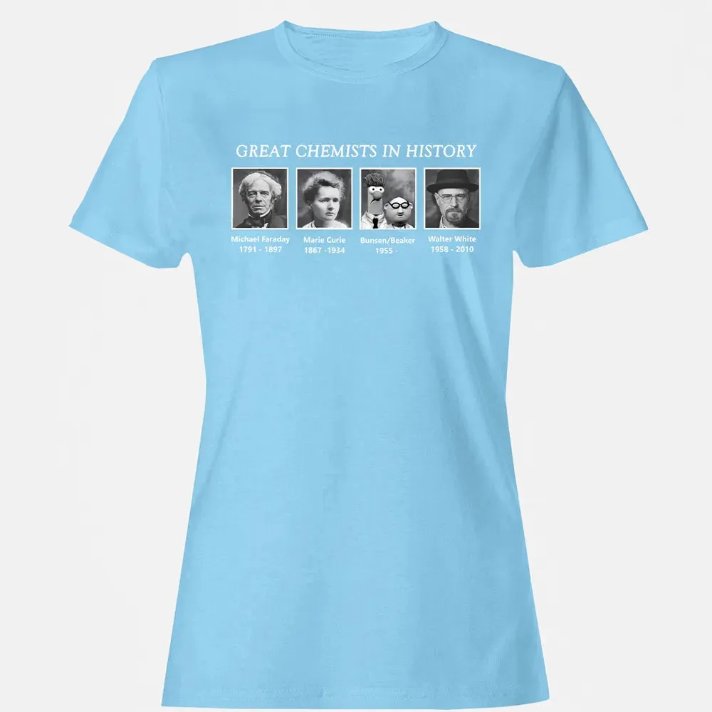 Great Chemists In History Women's T-shirt - 8