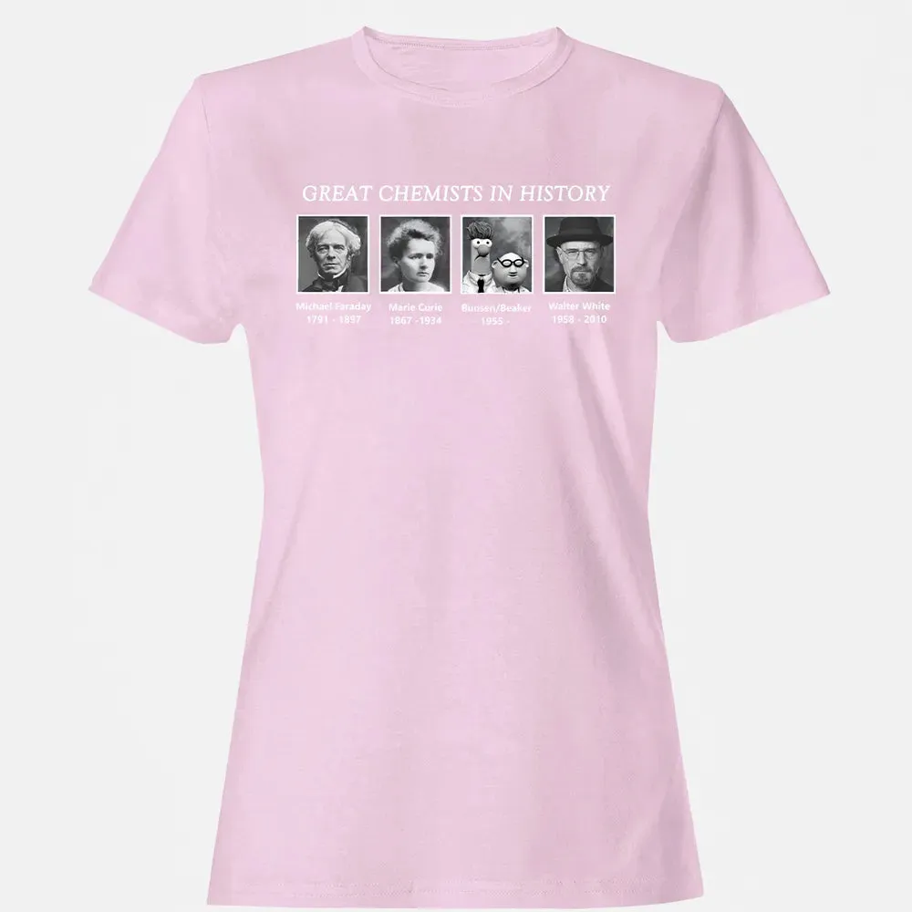 Great Chemists In History Women's T-shirt - 9