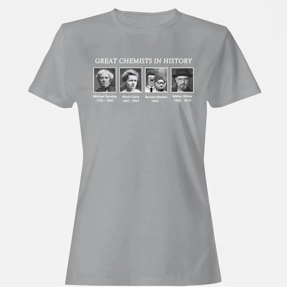 Great Chemists In History Women's T-shirt - 15
