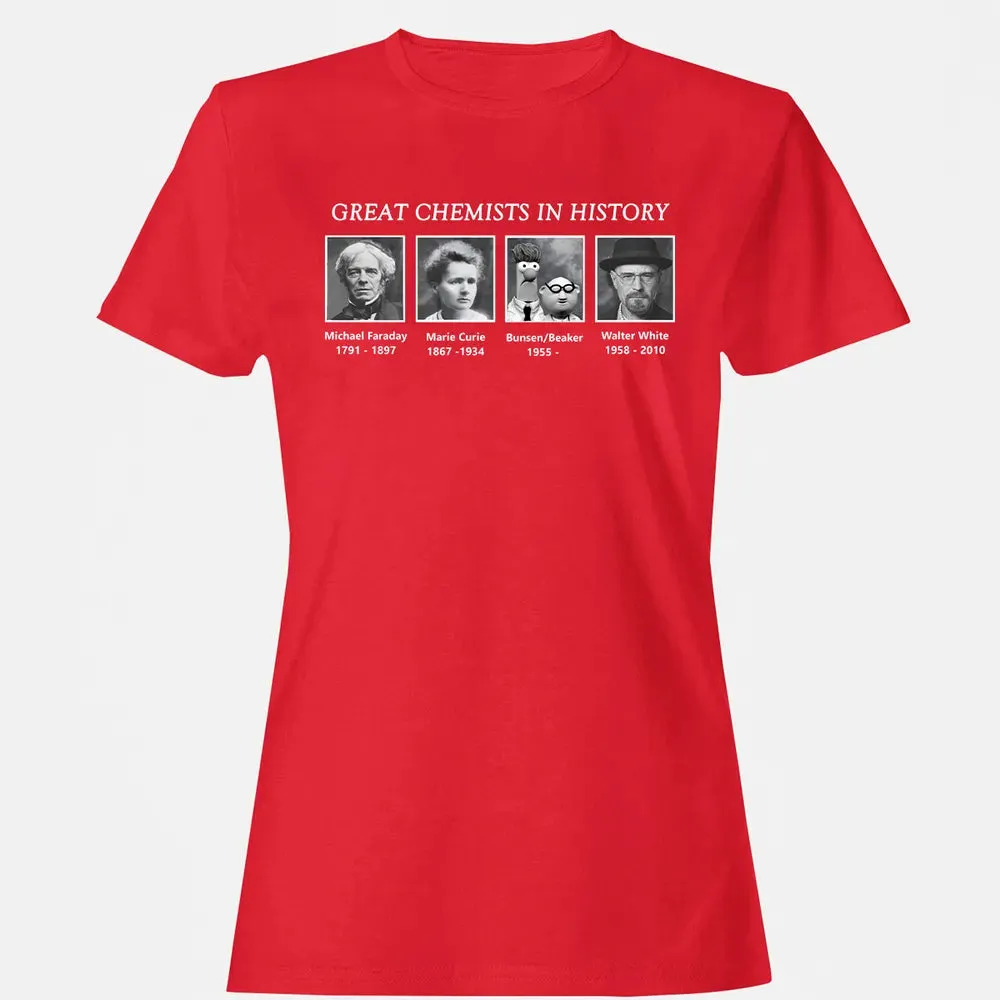Great Chemists In History Women's T-shirt - 13