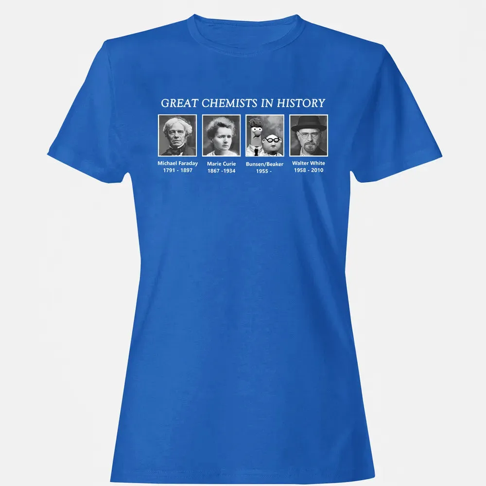 Great Chemists In History Women's T-shirt - 14