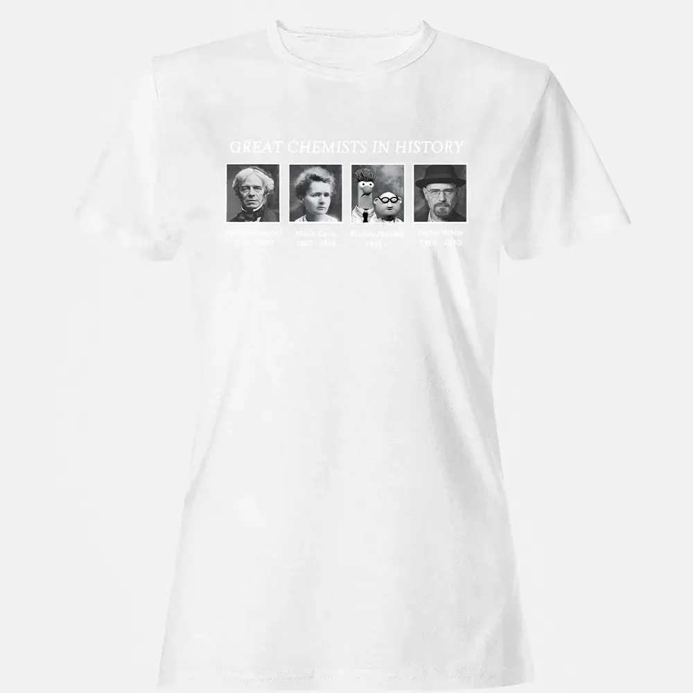 Great Chemists In History Women's T-shirt - 16