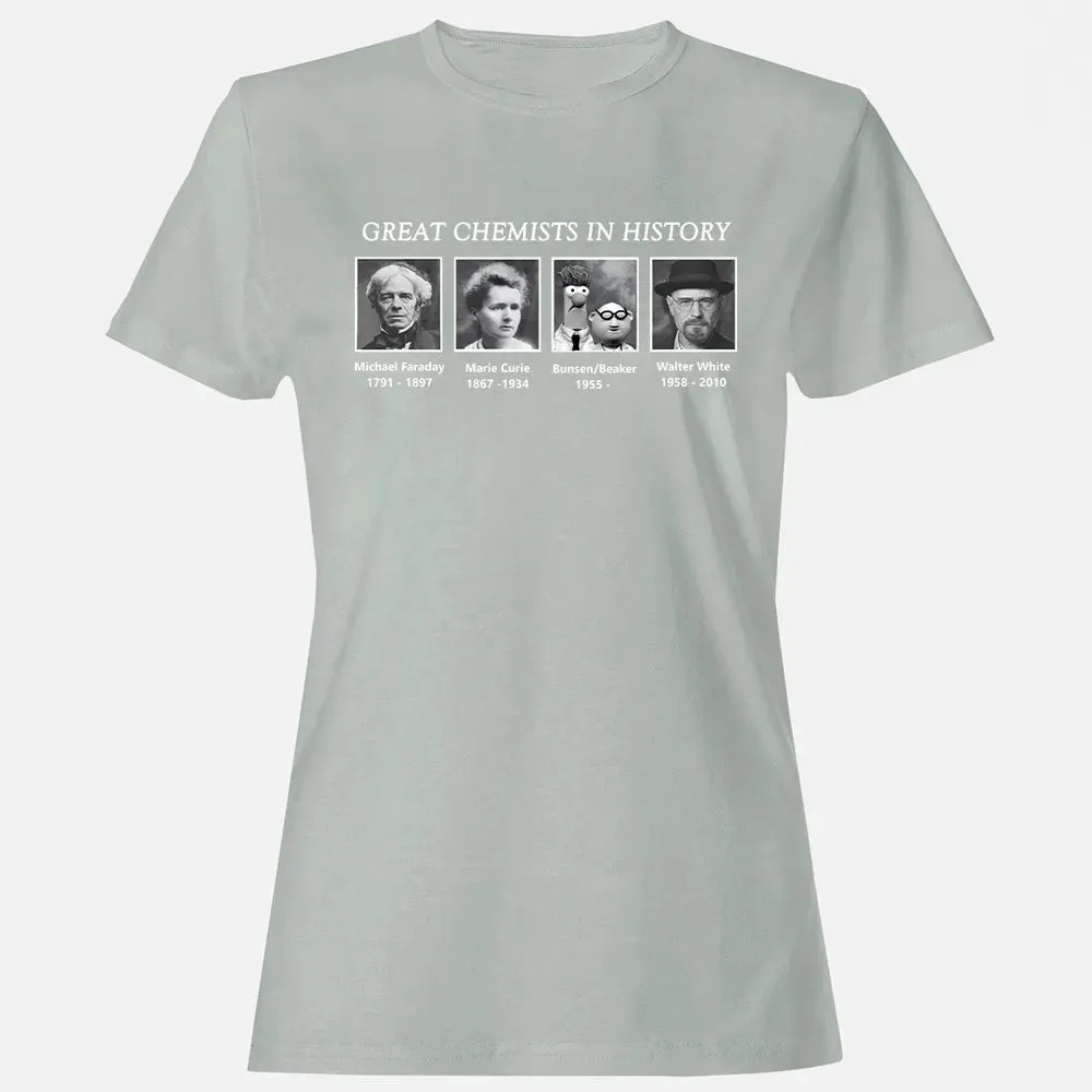 Great Chemists In History Women's T-shirt - 2