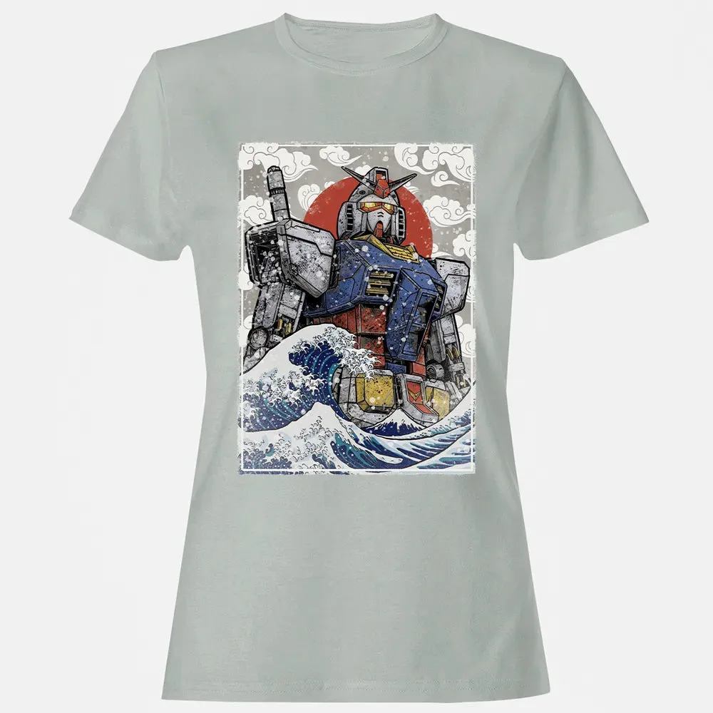 Great Wave Off Gundam Women's T-shirt - 2