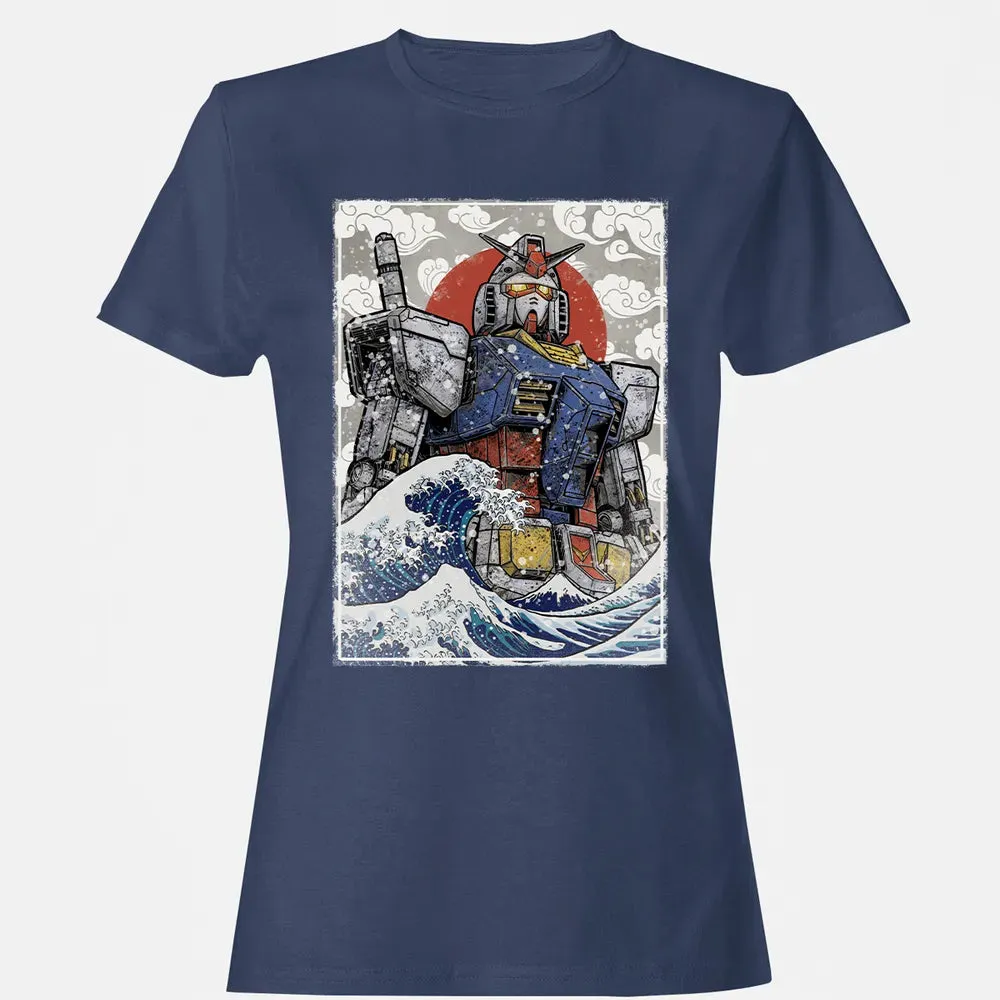 Great Wave Off Gundam Women's T-shirt - 10