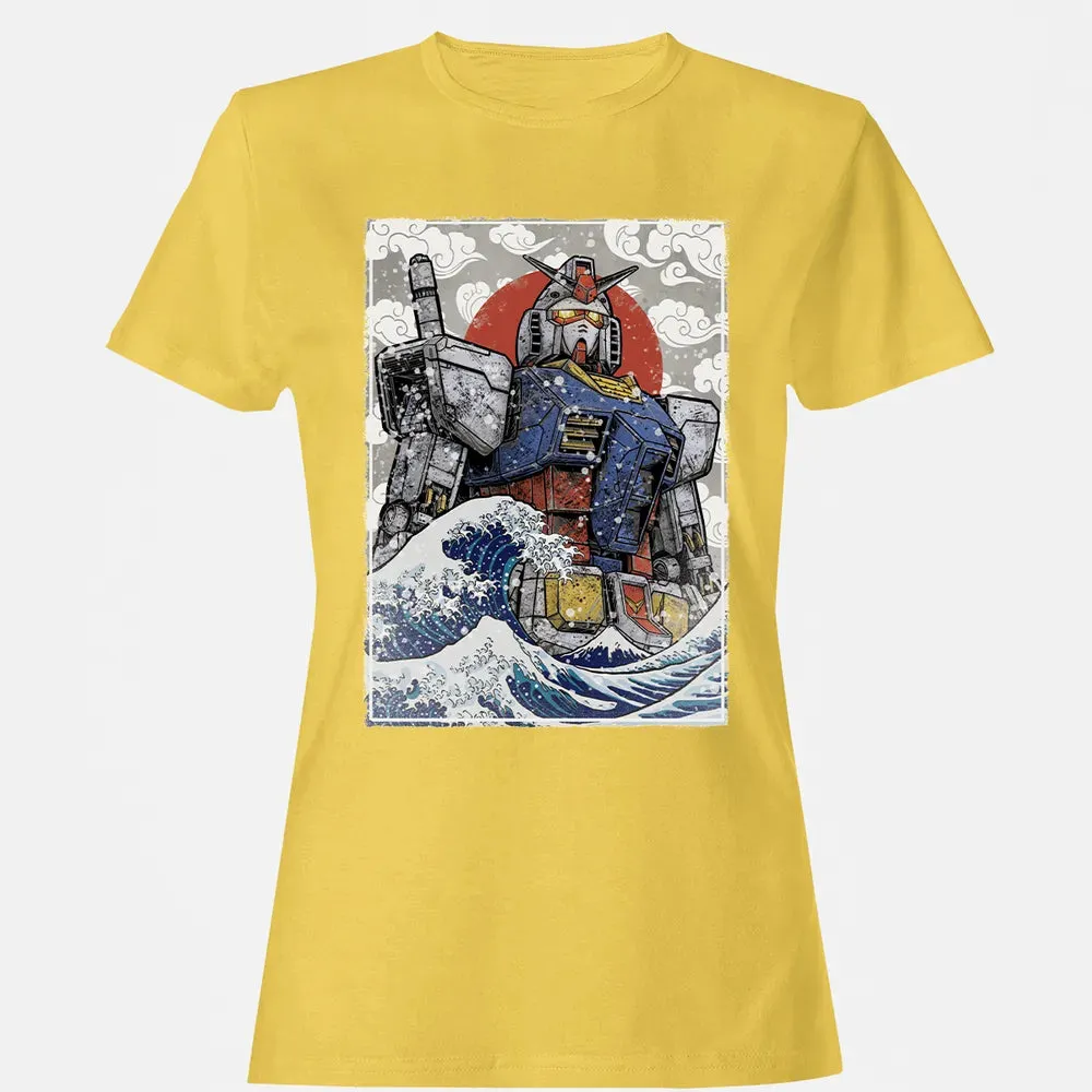 Great Wave Off Gundam Women's T-shirt - 4