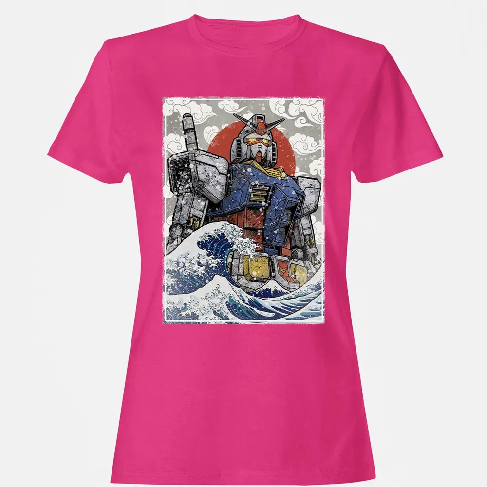 Great Wave Off Gundam Women's T-shirt - 6