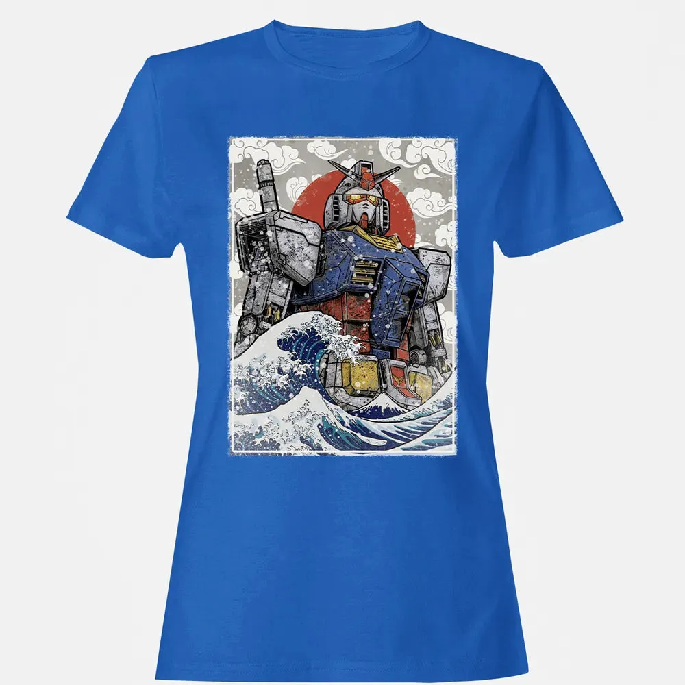 Great Wave Off Gundam Women's T-shirt - 14