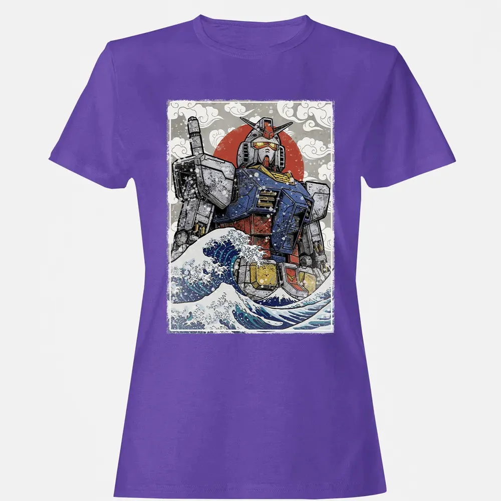 Great Wave Off Gundam Women's T-shirt - 12