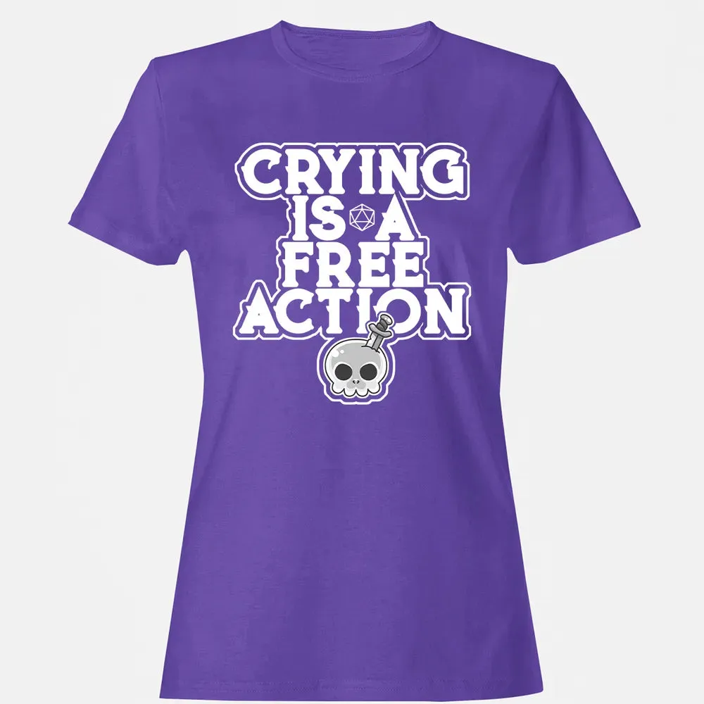 Crying Is A Free Action Women's T-shirt - 12