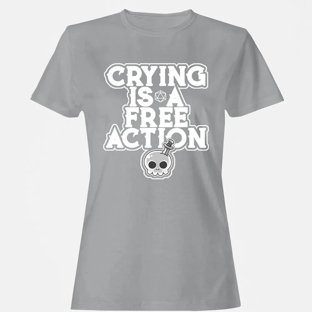 Crying Is A Free Action Women's T-shirt - 15