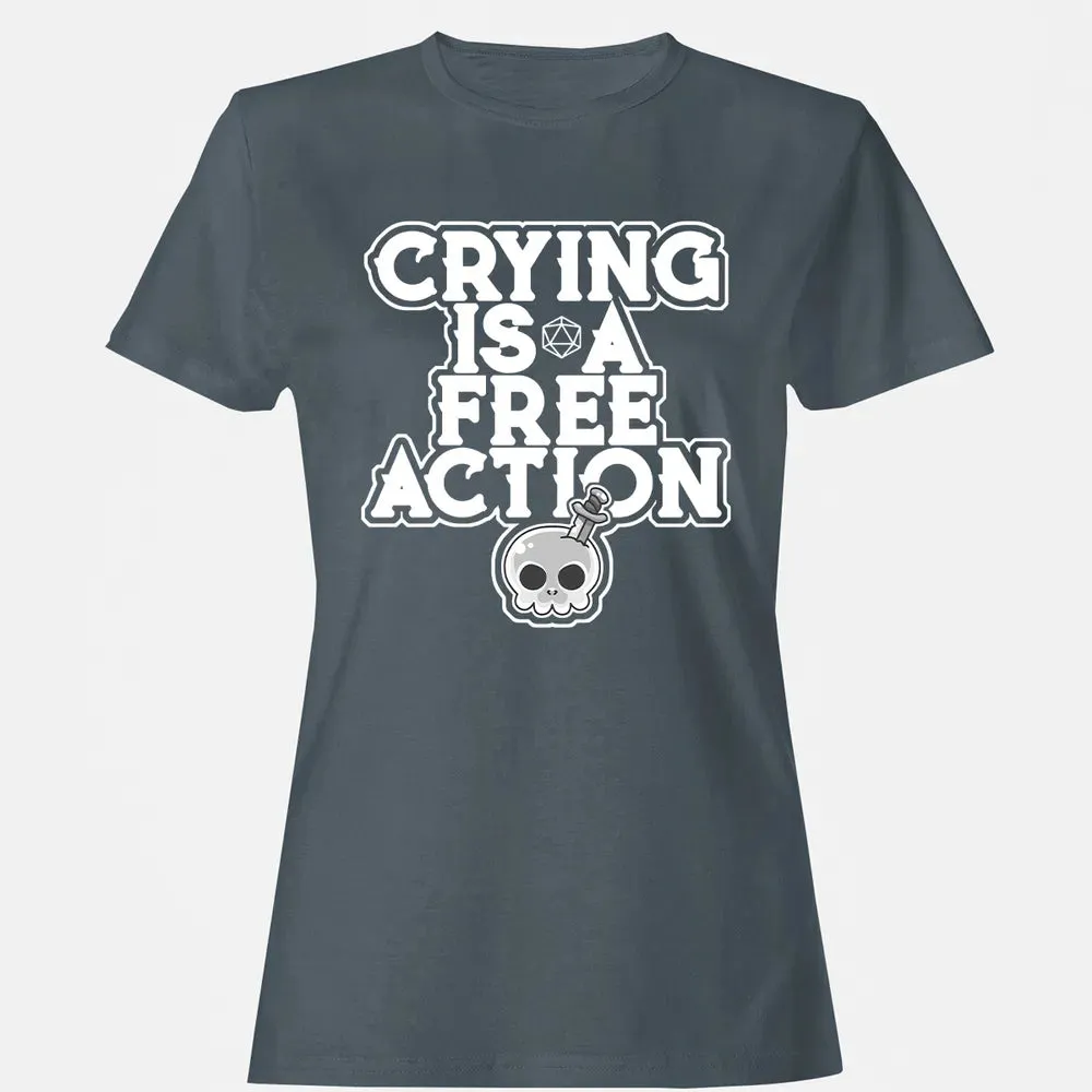 Crying Is A Free Action Women's T-shirt - 3