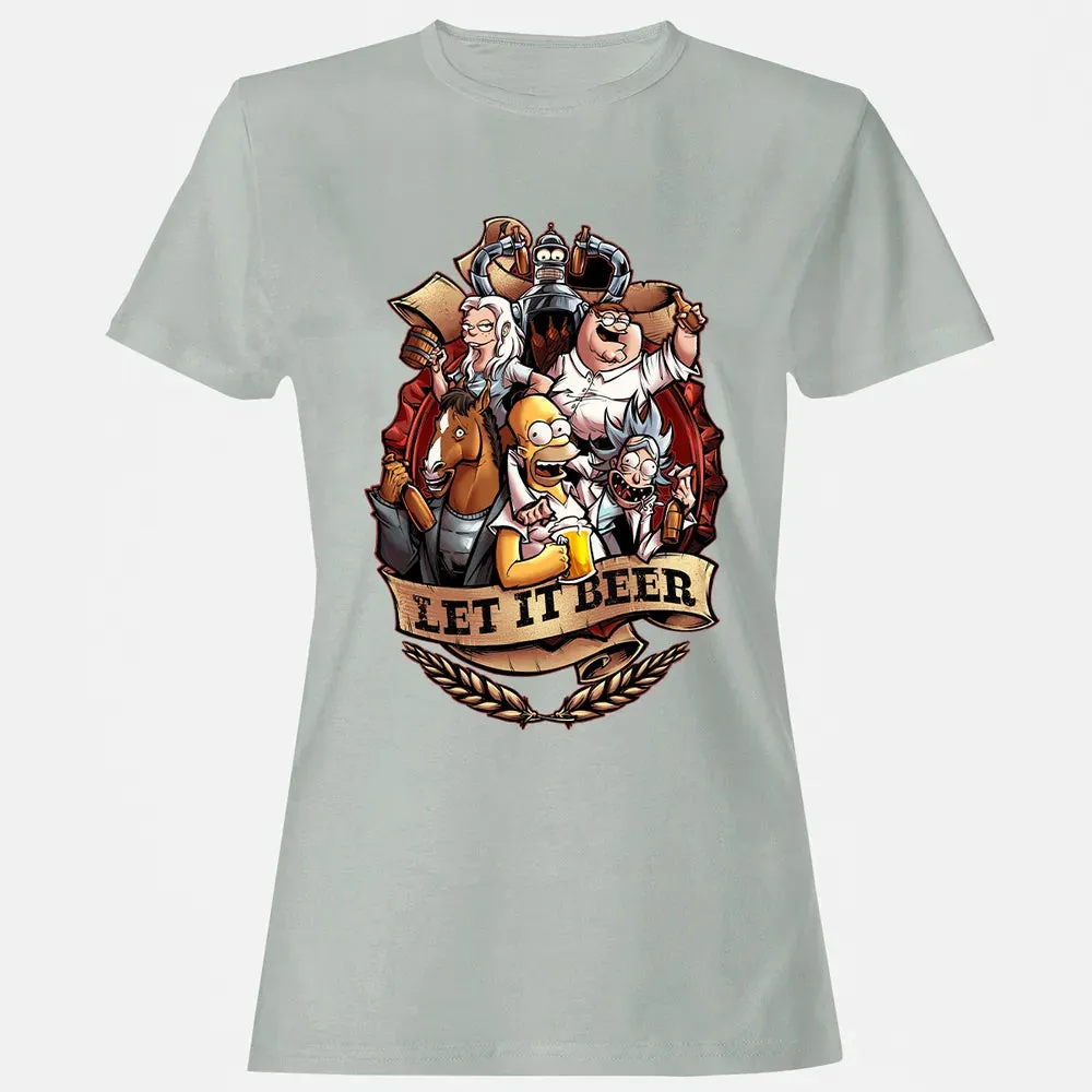 Let It Beer Women's T-shirt - 2