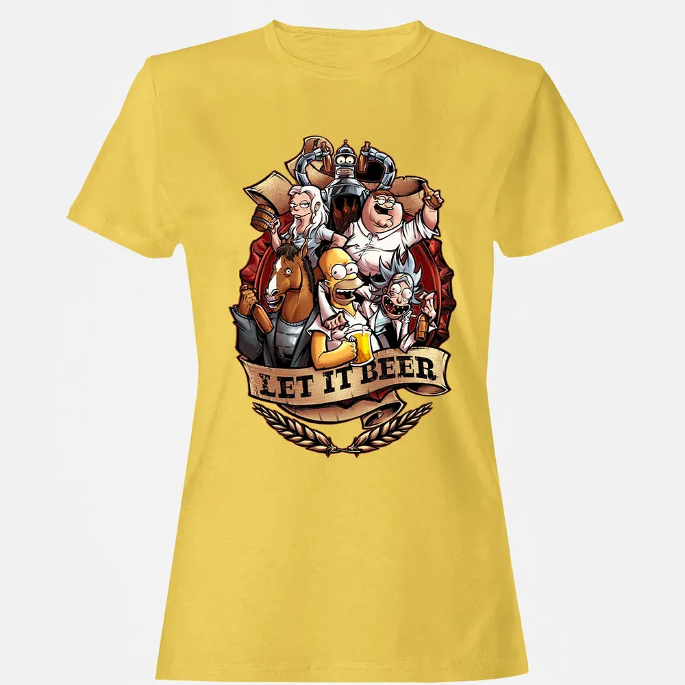 Let It Beer Women's T-shirt - 4