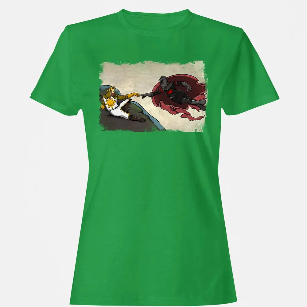 Creation Of Black Knight Women's T-shirt - 7