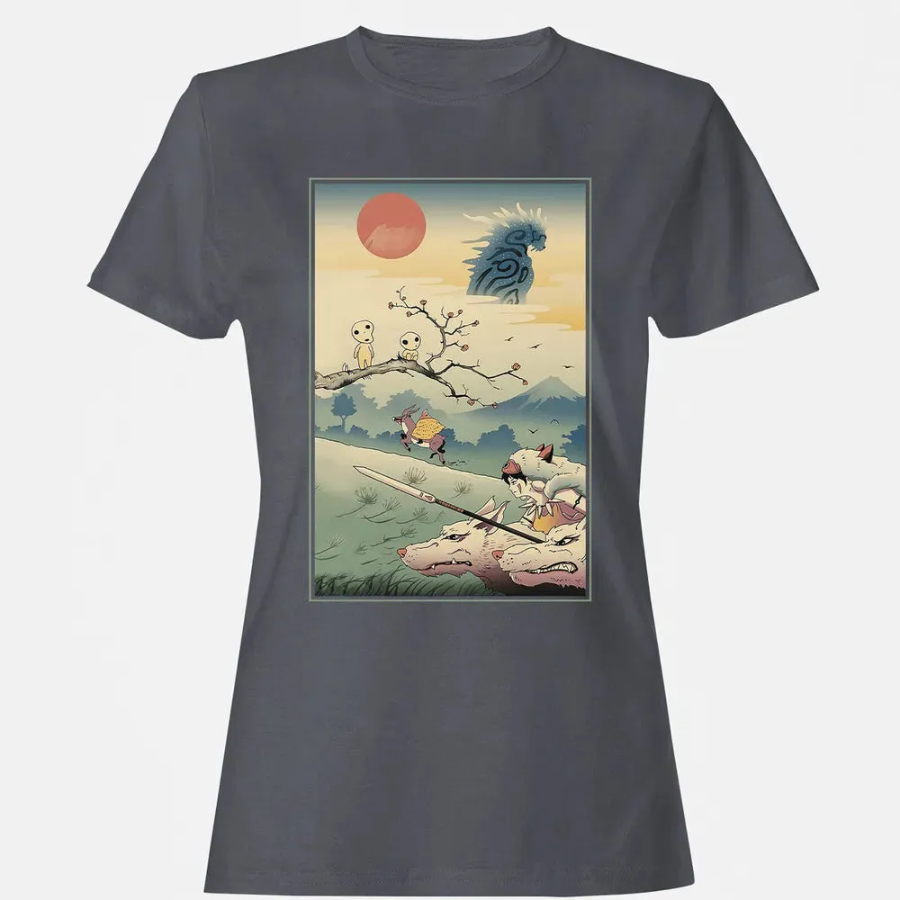 Princess Ukiyo-E Women's T-shirt - 5